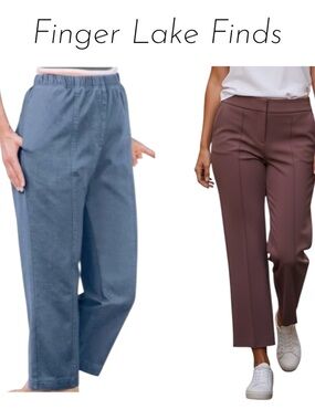Two Pair of New Cropped Pants, Size 12